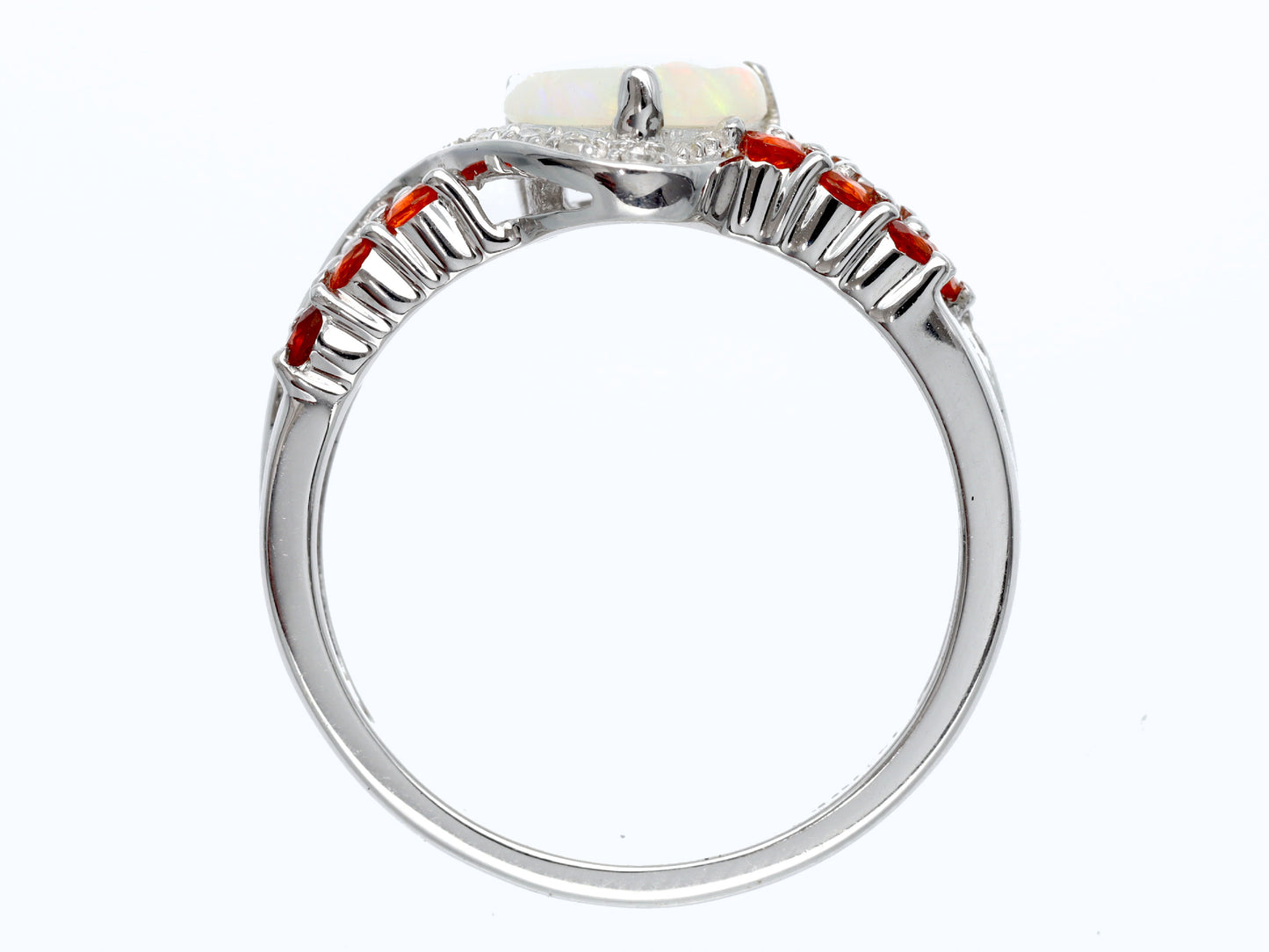 Opal Mexican Opal Diamond K14 3.4g Ring 