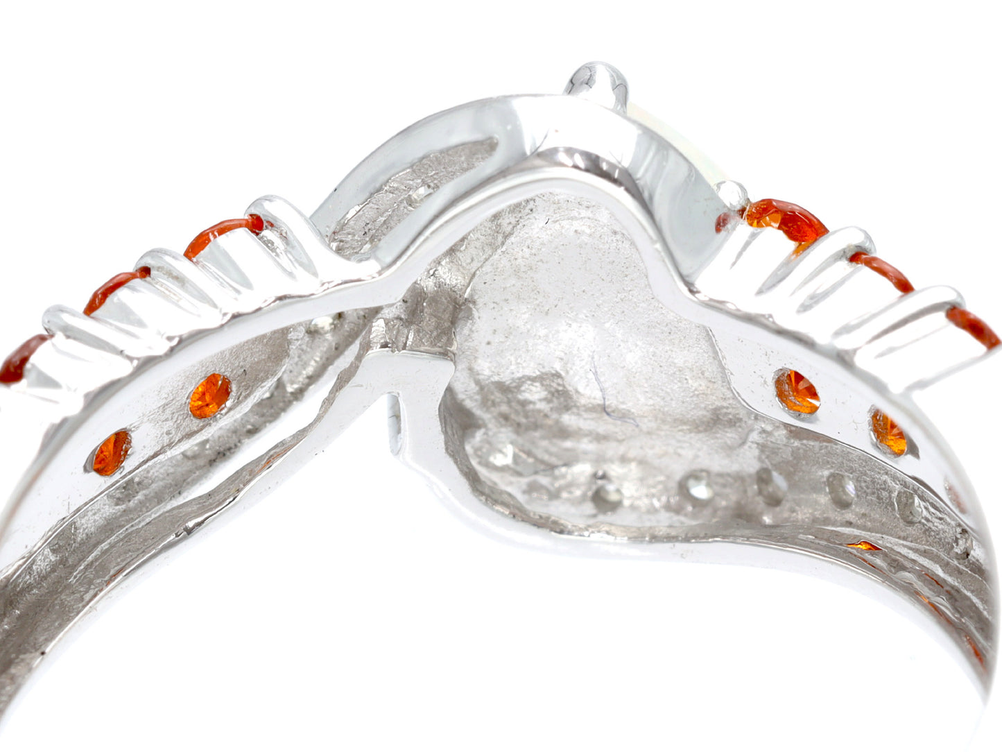 Opal Mexican Opal Diamond K14 3.4g Ring 