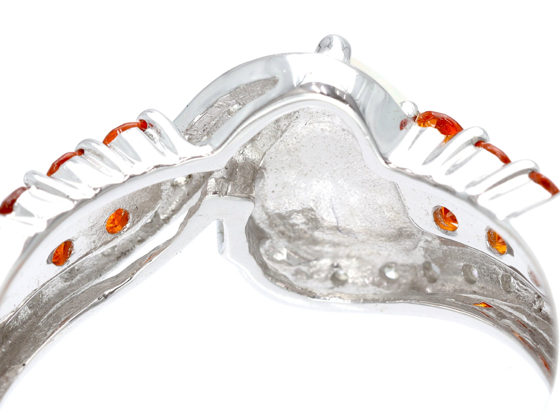 Opal Mexican Opal Diamond K14 3.4g Ring 