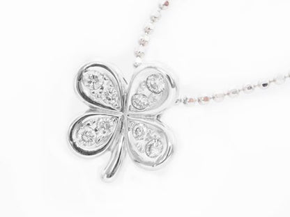 TASAKI D0.08ct K18WG 3.2g Necklace 