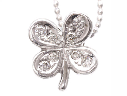 TASAKI D0.08ct K18WG 3.2g Necklace 