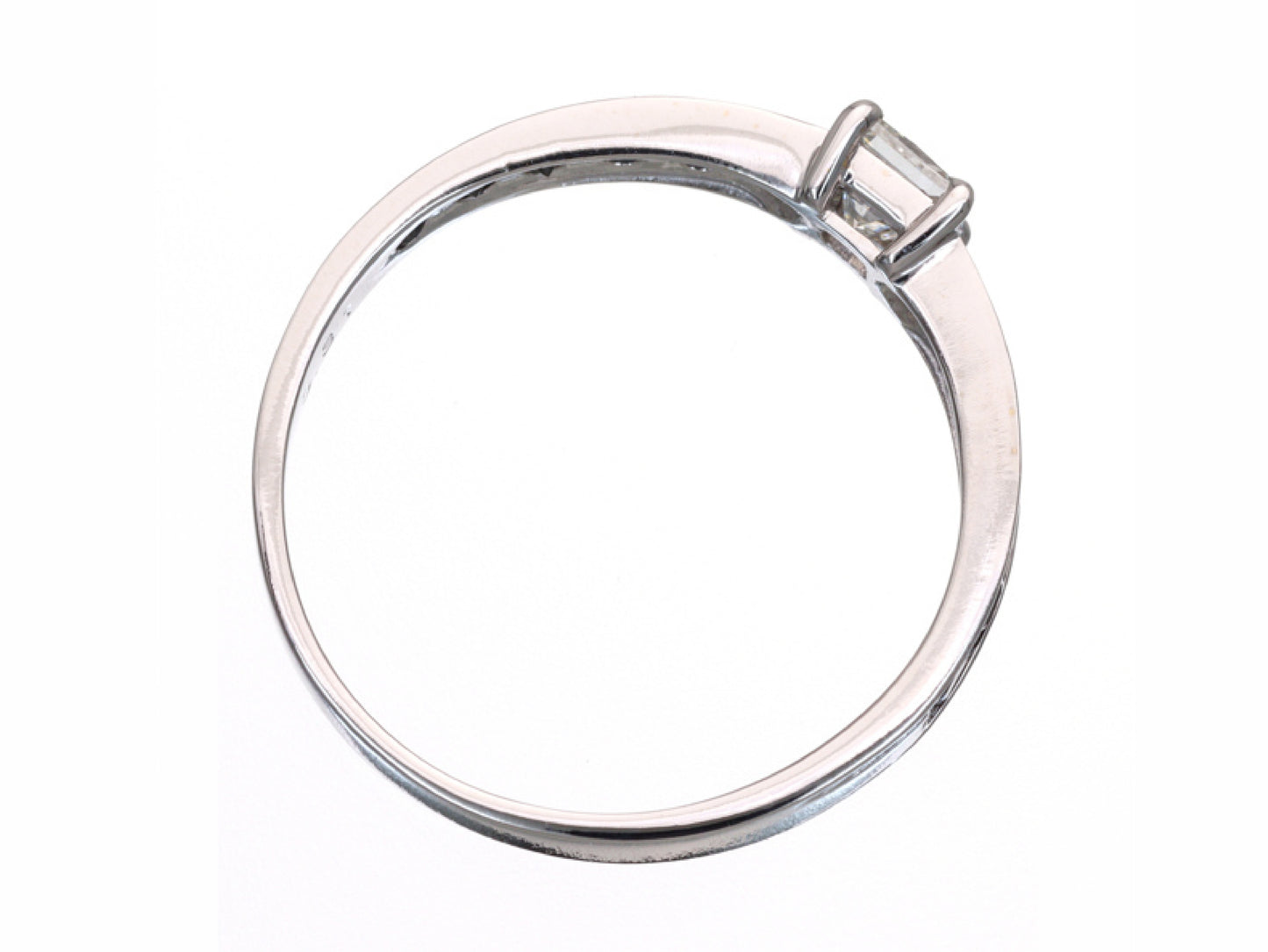 D0.277ct BLKD0.31ct K18WG 2.0g Ring 