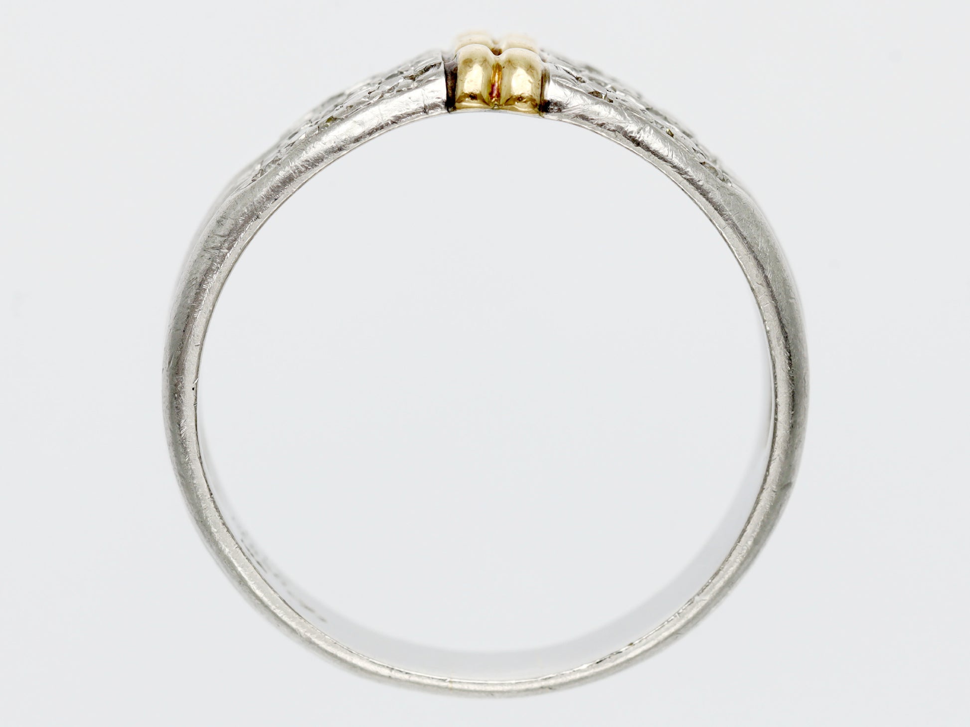 D0.12ct Pt850/K18 7.0g Ring 