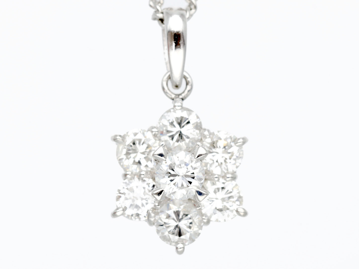 D1.031ct PT900/850 5.7g Necklace 