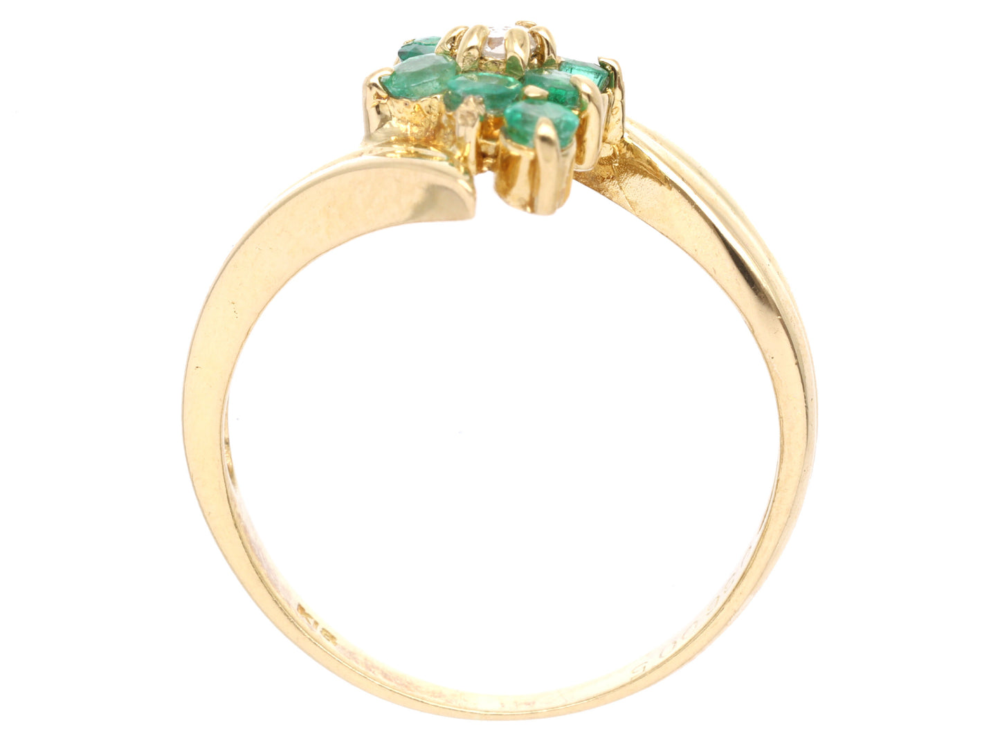 E0.36ct D0.05ct K18 2.8g Ring 