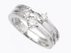 TRILOGY D0.53ct Pt900 6.9g Ring 