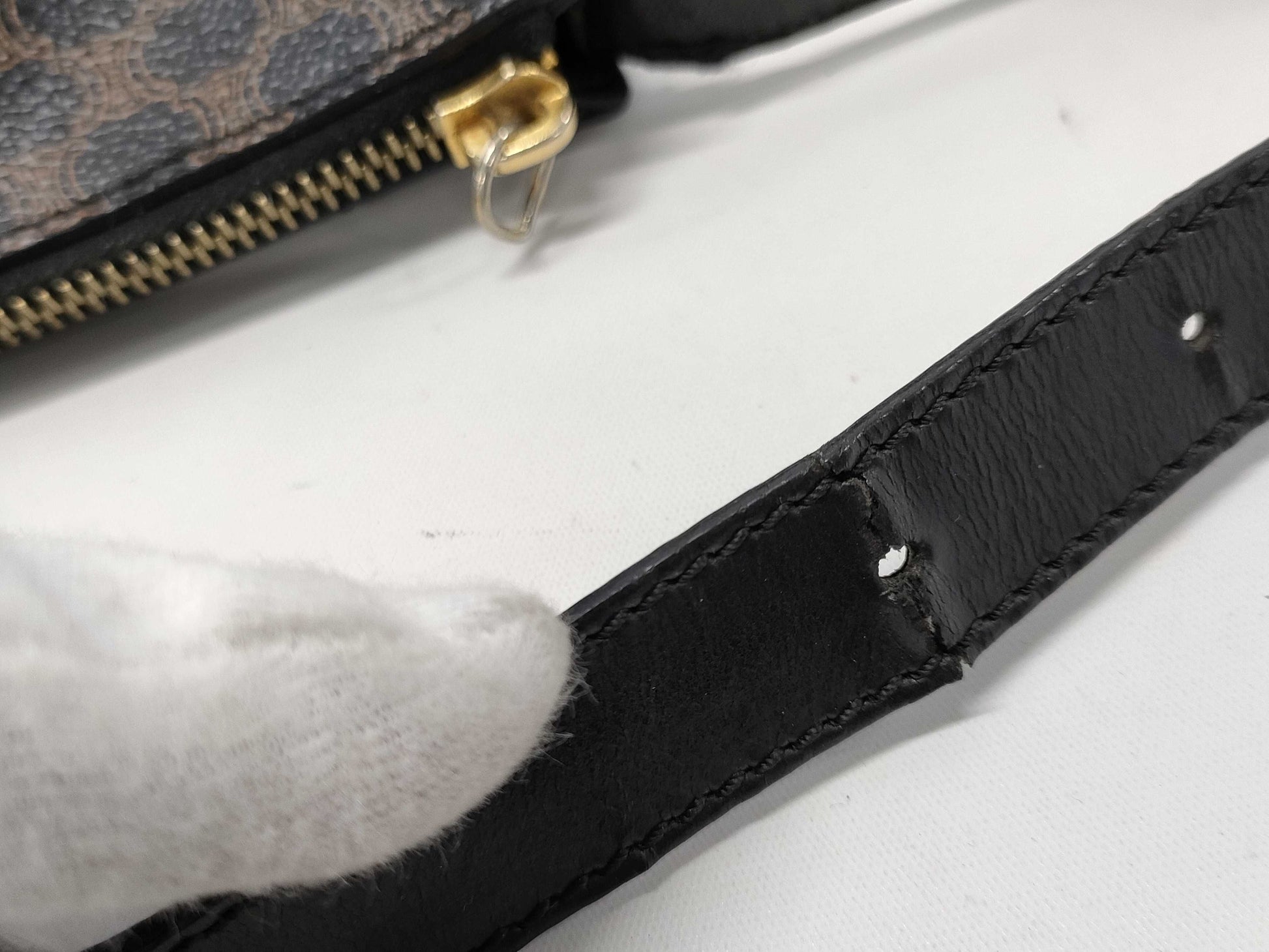 CELINE Macadam Pouch Shoulder Bag