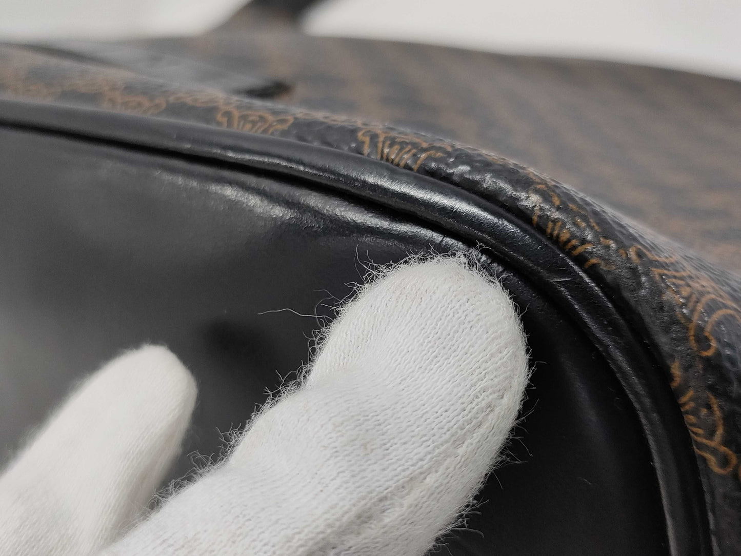 CELINE Macadam Pouch Shoulder Bag