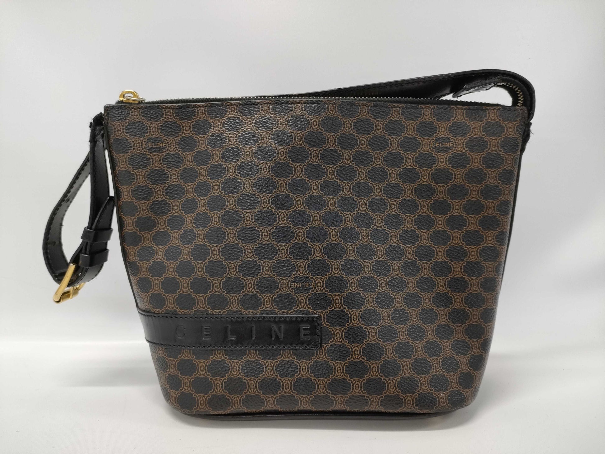 CELINE Macadam Pouch Shoulder Bag