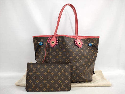 LOUIS VUITTON Monogram Totem Neverfull MM M41663 Tote Bag