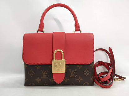 LOUIS VUITTON Monogram Red Rocky BB M44322 Handbag