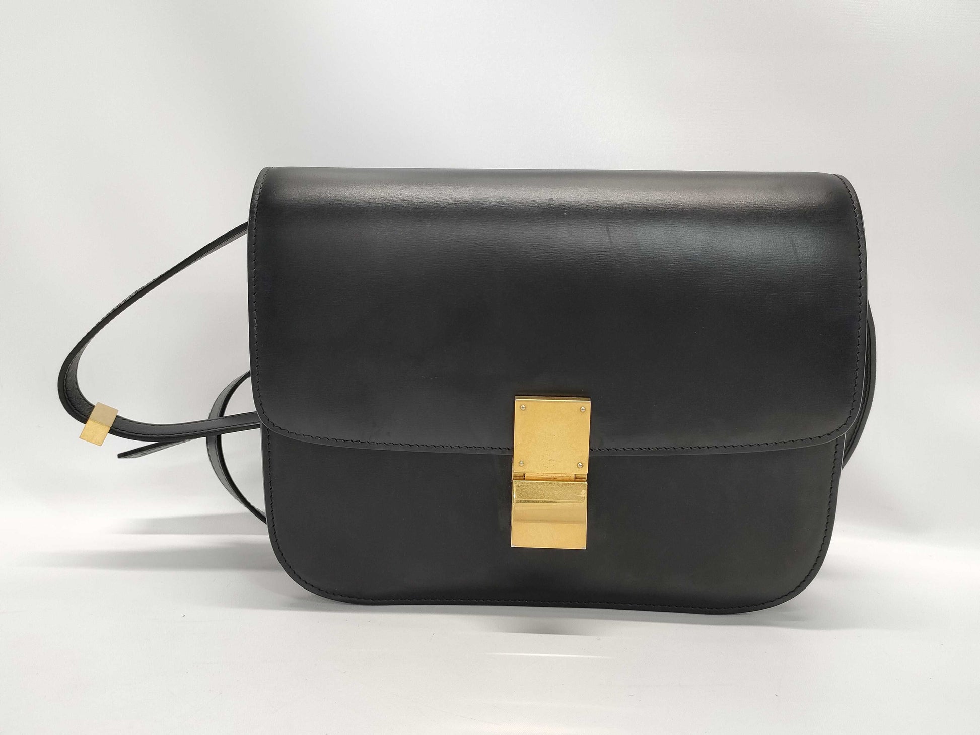CELINE Leather Shoulder Bag