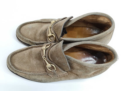 GUCCI GUCCI Horsebit Wallabee Boots Suede Other Shoes