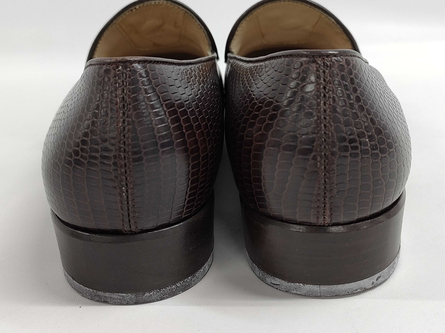 Salvatore Ferragamo Lizard Pumps, Size 4.5