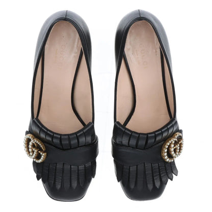 GUCCI GG Marmont Leather Pumps, Size 35 1/2, Box and Bag