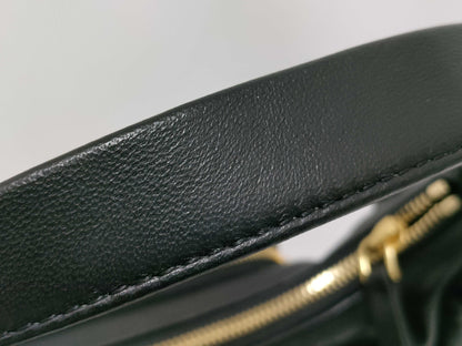 Miu Miu Miu Nappa Leather Pocket Bag Black Handbag
