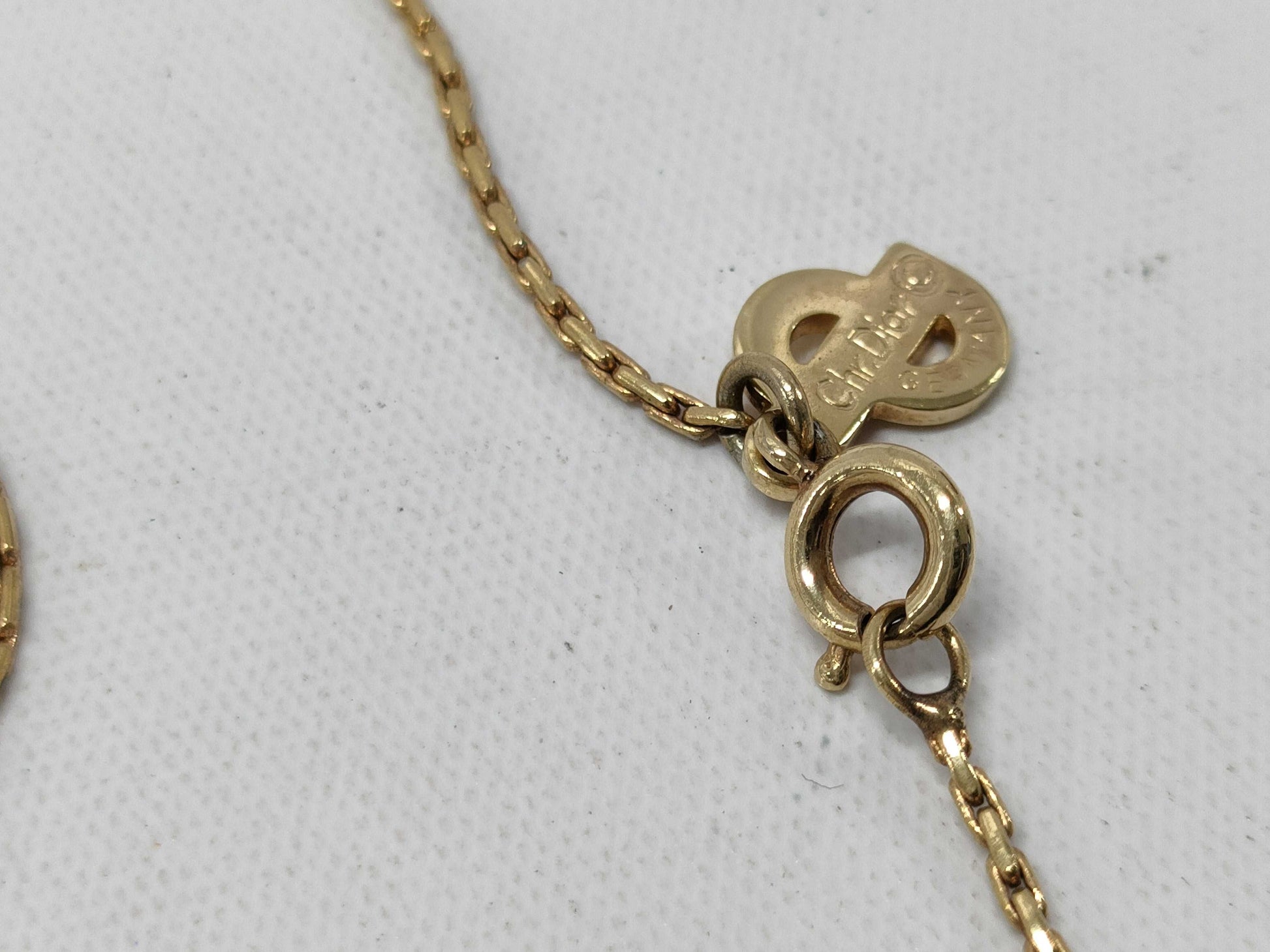 Dior Christian Dior CD Gold Necklace