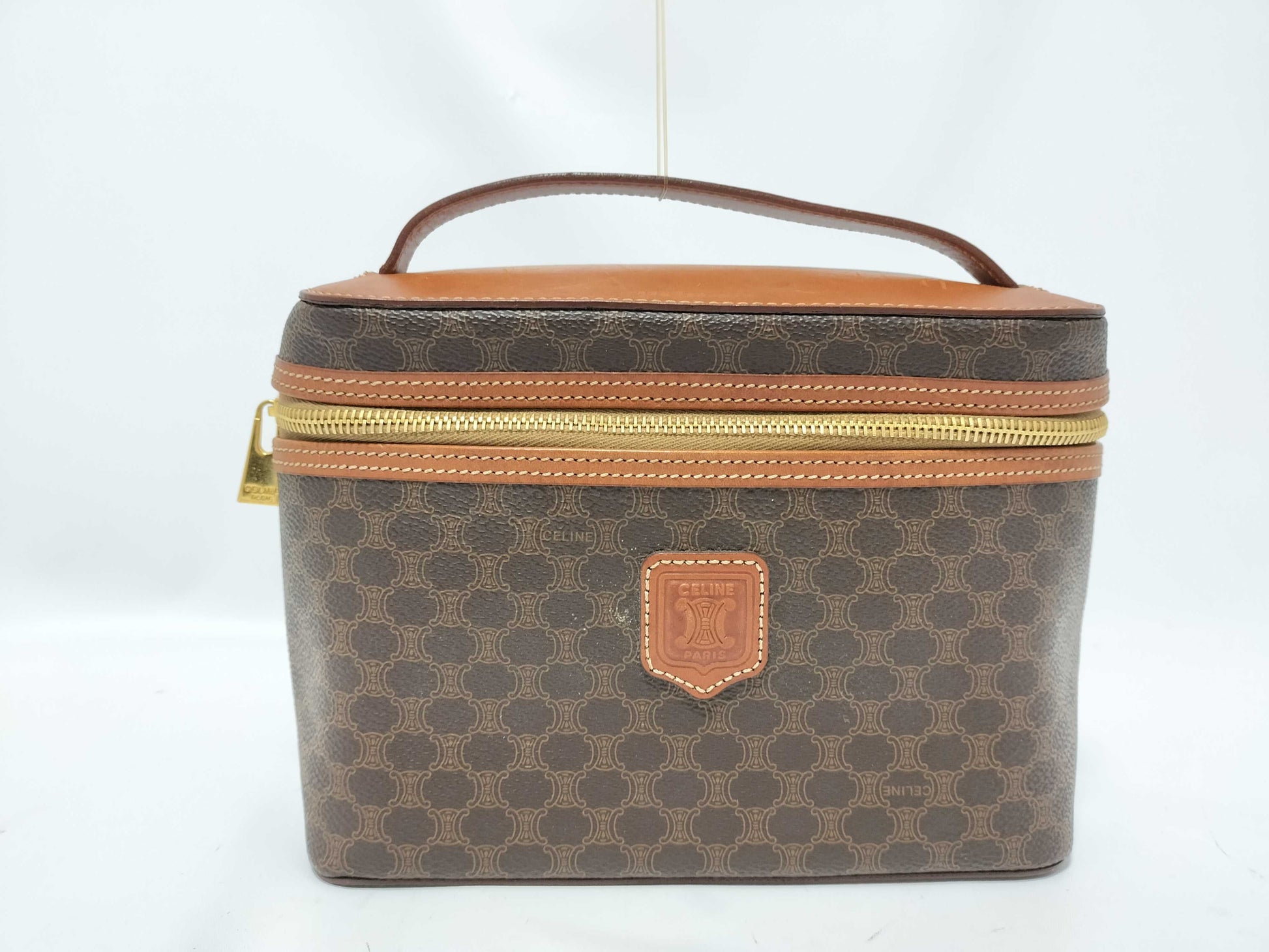 CELINE Macadam Vanity Handbag