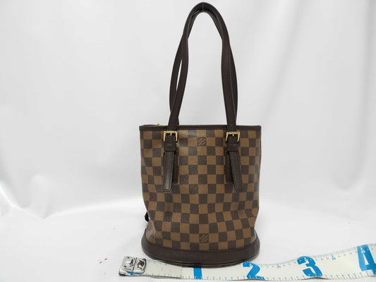 LOUIS VUITTON Damier Mare Bucket Handbag with Pouch and Tote Bag