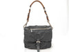 PRADA nylon handbag, black.