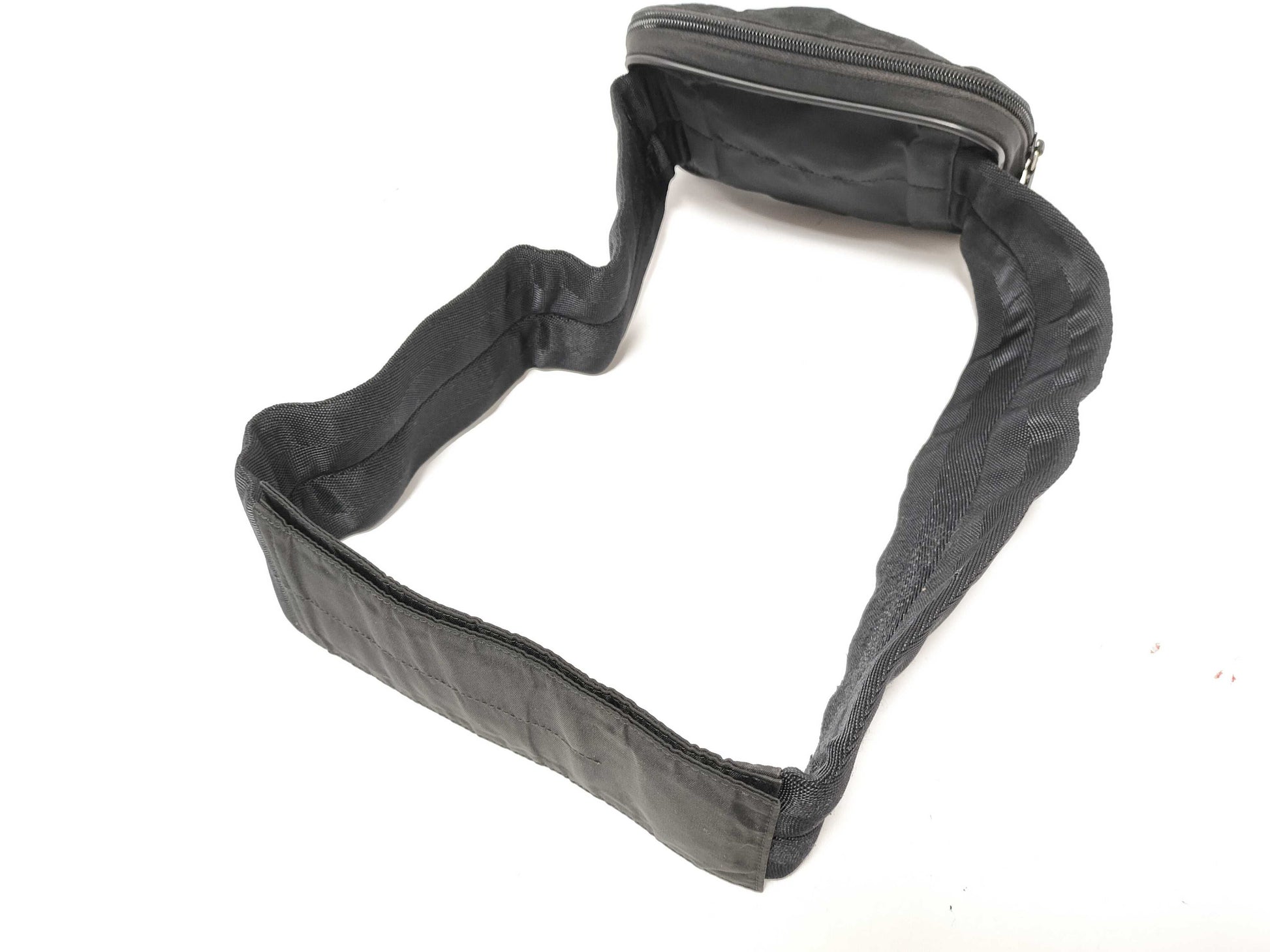PRADA nylon waist bag, black body bag