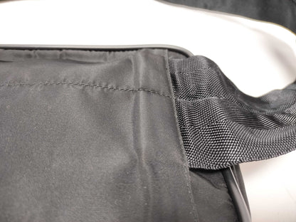 PRADA nylon waist bag, black body bag