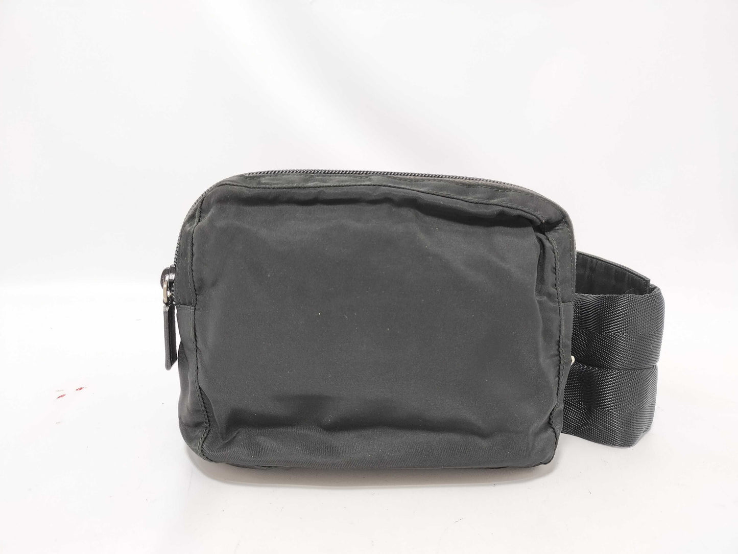 PRADA nylon waist bag, black body bag