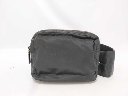 PRADA nylon waist bag, black body bag