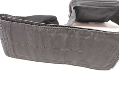 PRADA nylon waist bag, black body bag