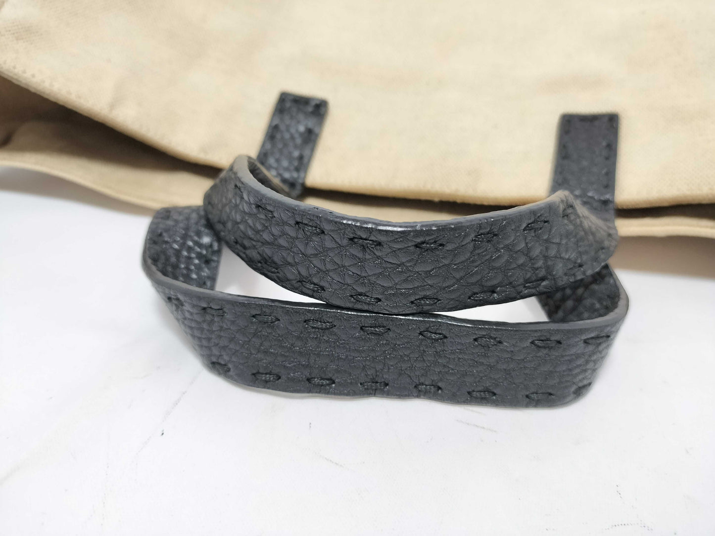 FENDI Selleria Canvas and Leather 2-Way Tote Bag