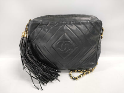 CHANEL Fringe Shoulder Bag