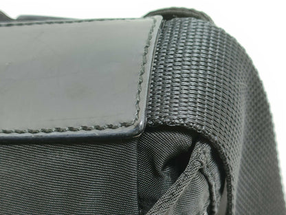 PRADA Nylon PRADA Triangle Logo Shoulder Bag Black Shoulder Bag