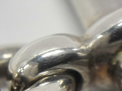 HERMES Chaine d'Ancre Margiela-era charm bracelet, cursive, 925 sterling silver, 16 links, bracelet/bangle