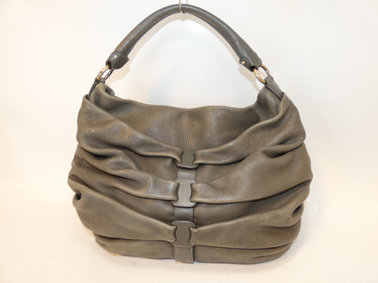 Salvatore Ferragamo Vara Leather One-Hand One-Shoulder Handbag
