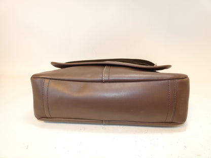 COACH Leather Dark Brown Shoulder Bag