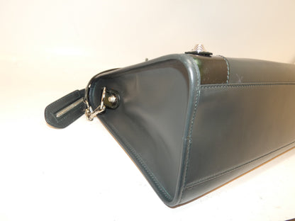 BALENCIAGA 2-way Neo Classic City handbag in green with mirror and shoulder strap