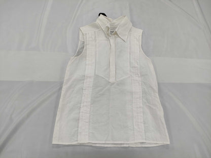 CHANEL Sleeveless Blouse Shirt Size 38 Tops