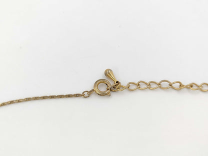 Dior Dior Necklace Logo Plate Gold Necklace