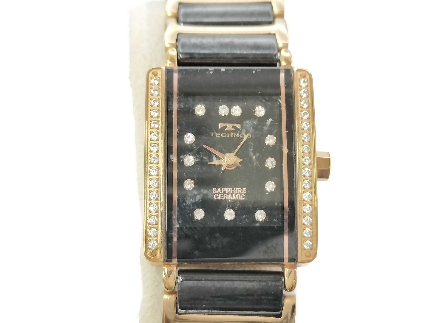 Technos T9872 Quartz Black Dial Women's Watch