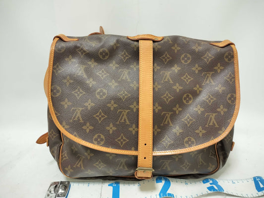 LOUIS VUITTON Monogram Saumur 35 Shoulder Bag