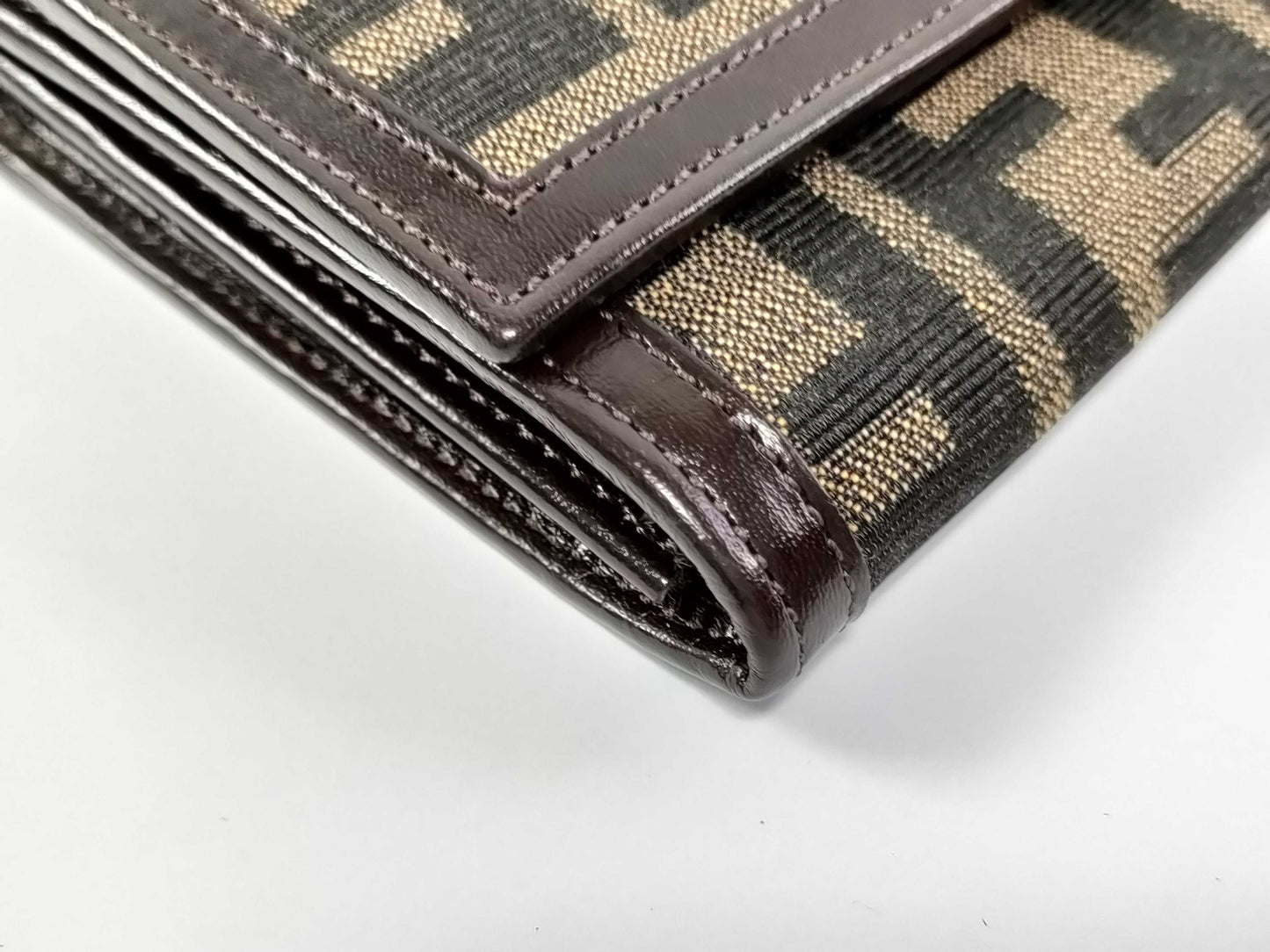 FENDI Fendi long wallet wallet Zucca pattern wallet