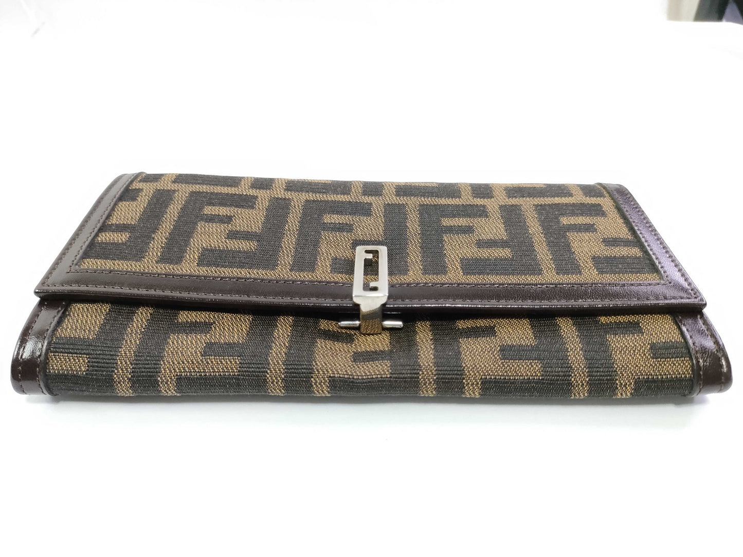 FENDI Fendi long wallet wallet Zucca pattern wallet