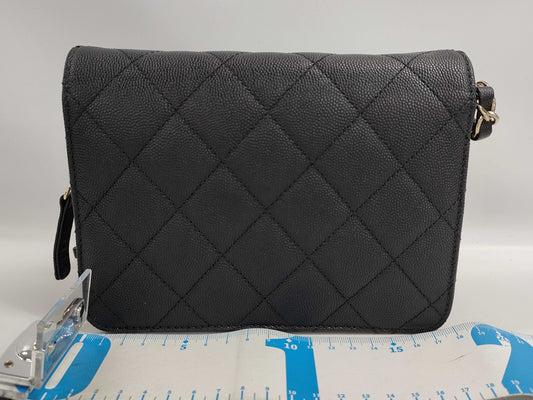 CHANEL CHANEL Chain Shoulder Bag Mini Matelasse Caviar Skin Random Plate UGOLA61H Box Shoulder Bag