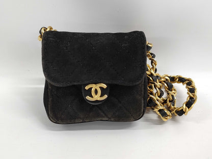 CHANEL CHANEL Mini Shoulder Bag Matelasse Velour Chain Shoulder Push Lock 1652015 No. 1 Shoulder Bag