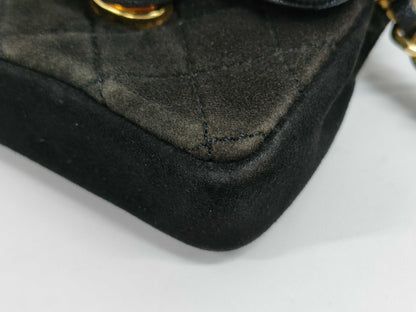 CHANEL CHANEL Mini Shoulder Bag Matelasse Velour Chain Shoulder Push Lock 1652015 No. 1 Shoulder Bag