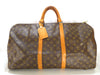 LOUIS VUITTON Monogram LV Keepall 55 Boston Bag