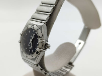 OMEGA 795.1203 57864137 Quartz Black Dial Immovable Women's Watch