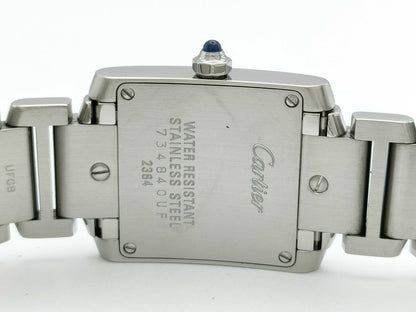 Cartier Tank Francaise SM W51008Q3 2384 734840UF Quartz Women's Watch