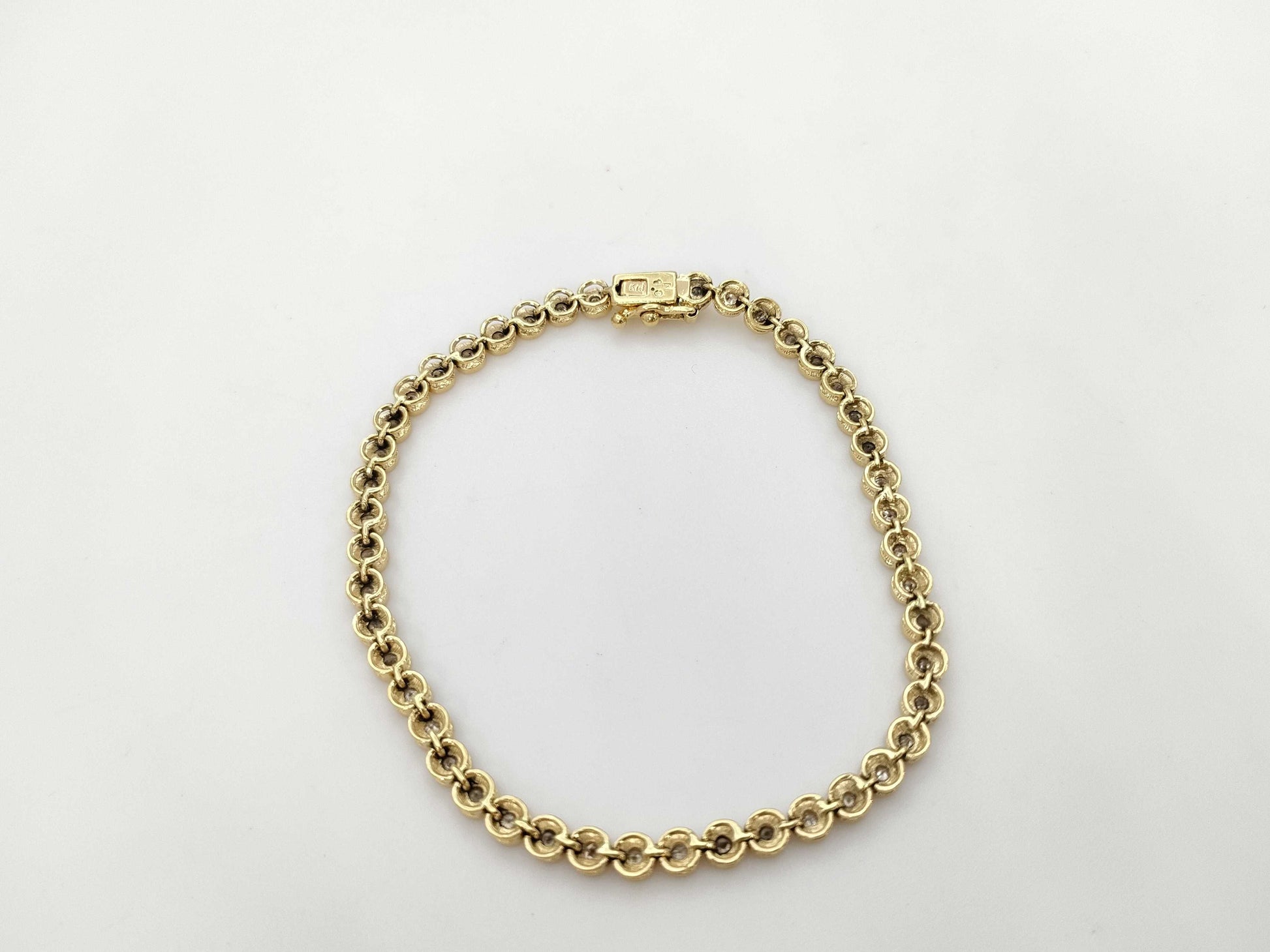 D1.00ct K18 9.6g Bracelet Bangle 