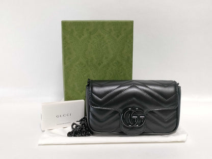 GUCCI GUCCI Waist Pouch GG Marmont Shoulder Bag